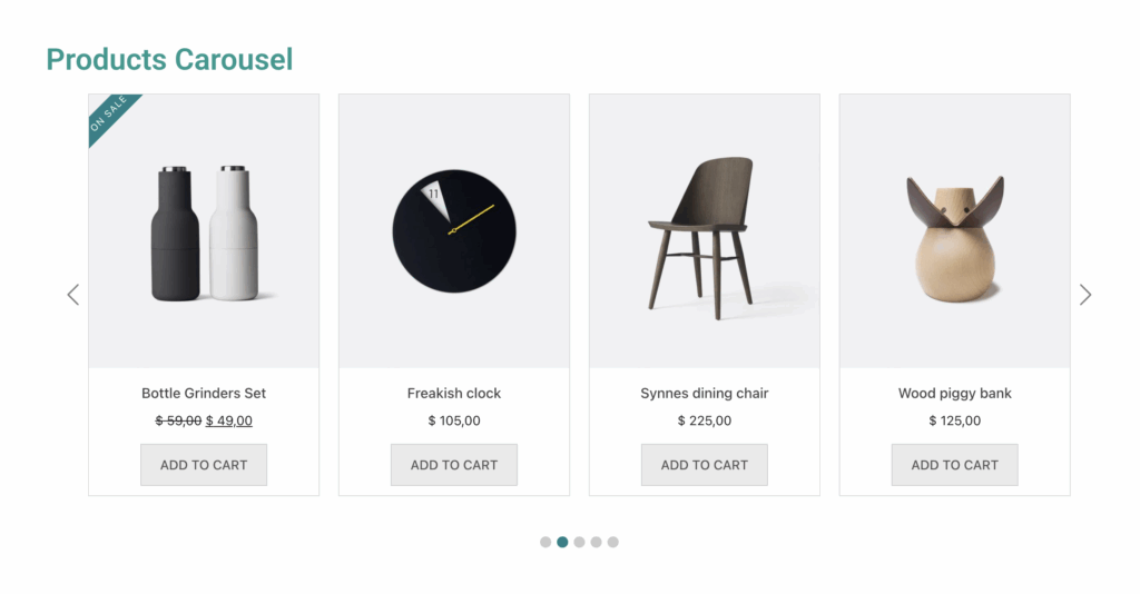 Products Carousel - Ultimate Carousel Plugin
